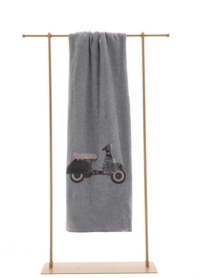 Coperta plaid Maryhome Vespa