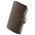I-Clip Original Silver Pelle Liscia Marrone Brown