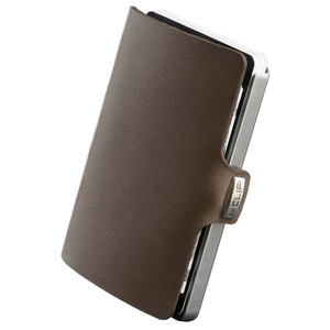 I-Clip Original Silver Pelle Liscia Marrone Brown