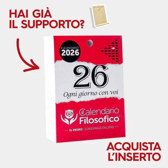 Ricarica Calendario Filosofico ® 2026