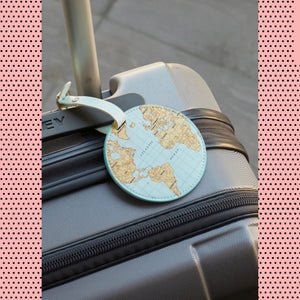 Etichetta per valigia - World traveler luggage tag Accessori Kikkerland