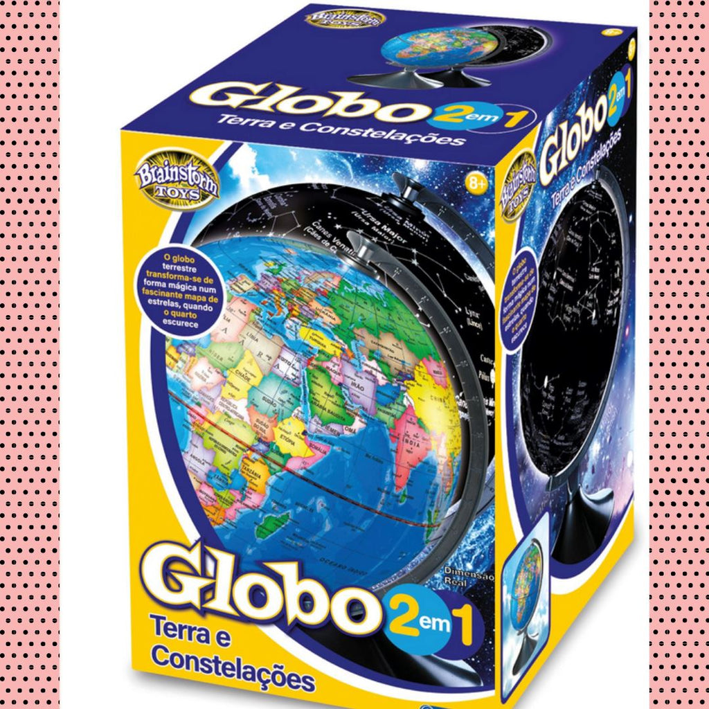 Mappamondo Globo 2in1 terra e costellazioni Gioco educativo Brainstorm Toys