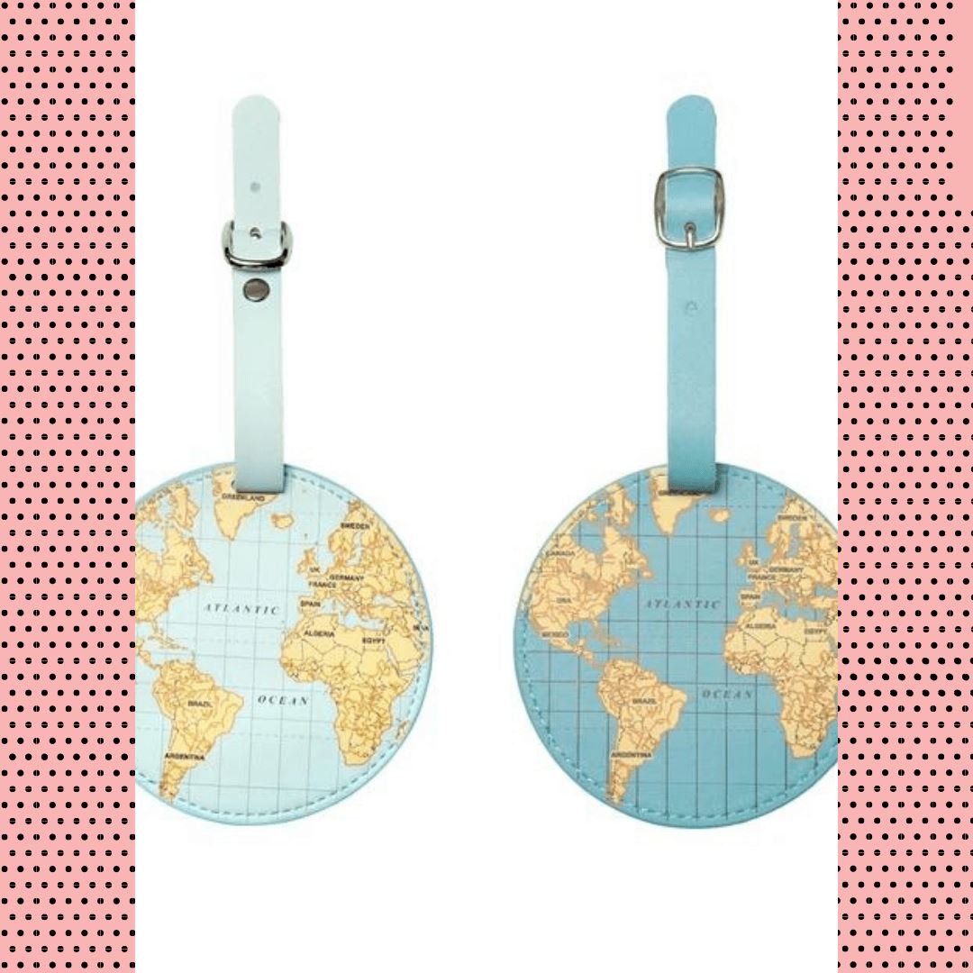 Etichetta per valigia - World traveler luggage tag Accessori Kikkerland