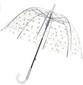 Ombrello trasparente con pois argento Smati Accessorio Smati