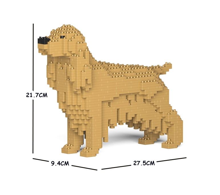 Cane English Cocker Spaniel Jekca Gioco costruzione Jekca