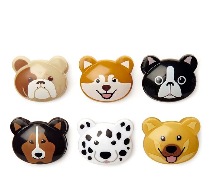 Chiudi pacco con cagnolini - Doggie bag clips Kikkerland Accessorio Kikkerland