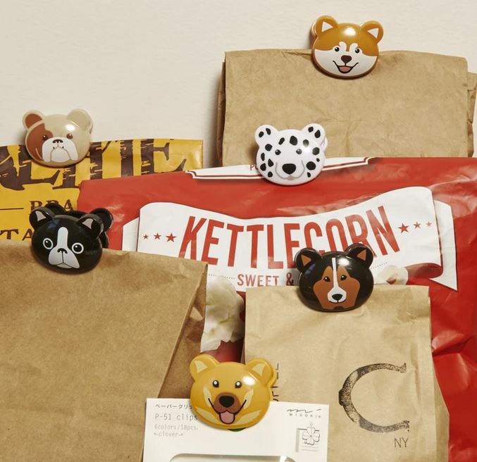 Chiudi pacco con cagnolini - Doggie bag clips Kikkerland Accessorio Kikkerland