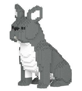 Cane French bulldog grigio bianco Jekca Gioco costruzione Jekca