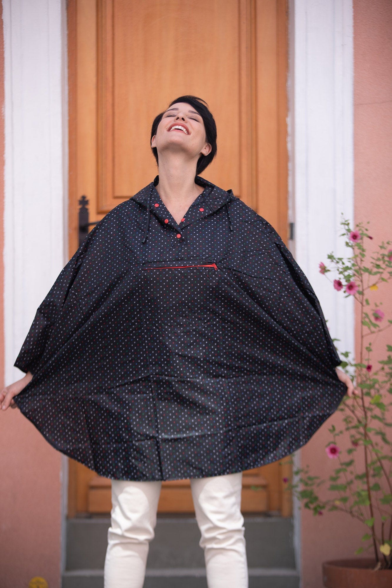 Poncho a pois Smati Accessorio Smati